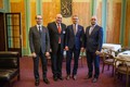 2017 - Konference rozpočet a finanční vize... zleva-Matej (MF ČR), Tesař (Cityfinance), Vejmělek (KB), Benda (ČNB) 